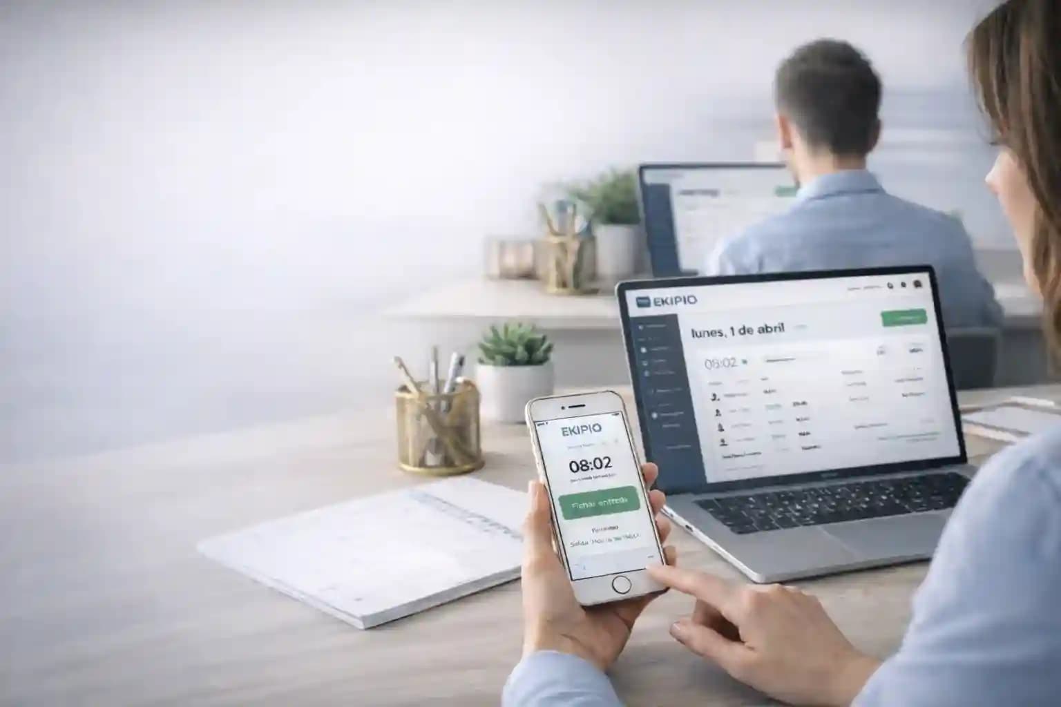 EKIPIO - software de fichaje horario